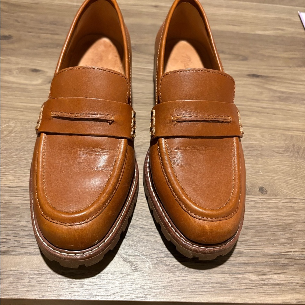 Madewell Tan Leather Women's heeled shoes